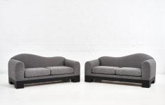  Directional Pair of Postmodern Sofas by Directional Furniture 1980 - 2087637
