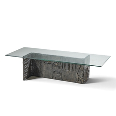  Directional Paul Evans for Directional PE70 Mid Century Signed Resin Coffee Table - 4748839