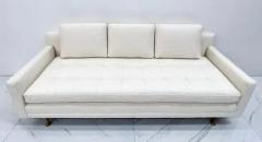  Directional Paul McCobb Tuxedo Sofa in White Boucle Directional 1960s - 3175986