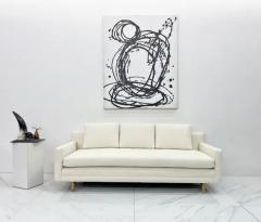  Directional Paul McCobb Tuxedo Sofa in White Boucle Directional 1960s - 3176080