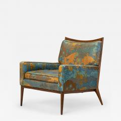  Directional Paul McCobb for Directional AmericanFloral Fabric and Walnut Lounge Armchair - 2795152