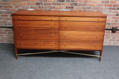  Directional Paul Mccobb Calvin Group Mahogany and Brass Double Dresser Chest of Drawers - 3622182