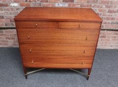  Directional Paul Mccobb Calvin Group Mahogany and Brass Five Drawer Chest Dresser - 3622170