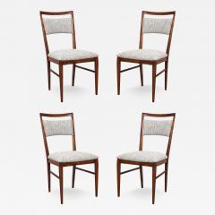 Directional Set of 4 Paul McCobb Mid Century Sculptural Walnut Dining Chairs by Directional - 4623552