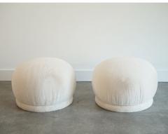  Directional Set of Swivel Poufs Ottomans by Directional 1970s - 4581716