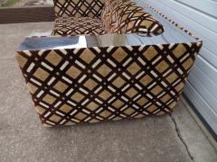  Directional Stunning Paul Evans Chrome Loveseat Sofa Directional Mid Century Modern - 1549283