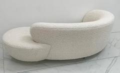  Directional Vladimir Kagan Cloud Serpentine Sofa Upholstered in Heavy Ivory Boucle - 3175738