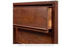  Dixie Mid Century Modern Walnut 9 Drawer Dresser by Dixie - 3973716