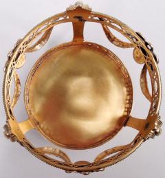  Dobson Sons English Victorian Neoclassical Gilt Sterling Silver Cachepot 1899 - 4002762