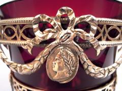  Dobson Sons English Victorian Neoclassical Gilt Sterling Silver Cachepot 1899 - 4002782