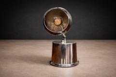  Dominici Rewired Brazilian Modern Chrome Table Lamp by Dominici 1950s - 4576813