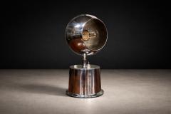  Dominici Rewired Brazilian Modern Chrome Table Lamp by Dominici 1950s - 4576814