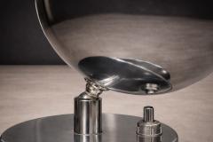 Dominici Rewired Brazilian Modern Chrome Table Lamp by Dominici 1950s - 4576815