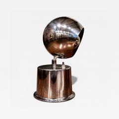  Dominici Rewired Brazilian Modern Chrome Table Lamp by Dominici 1950s - 4578755