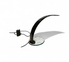  Dominici Table lamp with glass base and painted aluminum structure Enrico Furio Dominici - 4342090