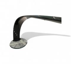  Dominici Table lamp with glass base and painted aluminum structure Enrico Furio Dominici - 4342096