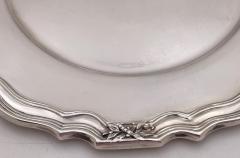  Dominick Haff Dominick Haff 1907 Set of 12 Sterling Silver Dinner Plates Chargers - 3237287
