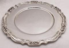  Dominick Haff Dominick Haff 1907 Set of 12 Sterling Silver Dinner Plates Chargers - 3237288