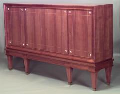  Dominique French 1940s Cherrywood High Sideboard Cabinet - 465435