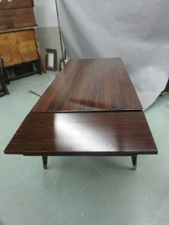  Dominique French Macassar Ebony Dining Table and 2 Leaves by Dominique Paris circa 1925 - 1746745