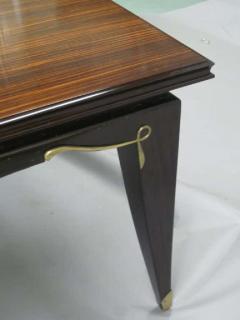  Dominique French Macassar Ebony Dining Table and 2 Leaves by Dominique Paris circa 1925 - 1746750