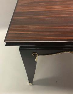  Dominique French Macassar Ebony Dining Table and 2 Leaves by Dominique Paris circa 1925 - 1746758