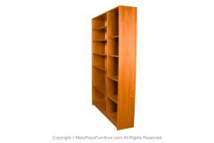  Domino Mobler Mid Century Teak Double Bookcase Danish Denmark Domino Mobler - 2954691