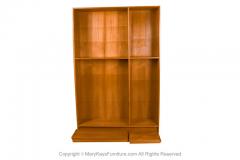  Domino Mobler Mid Century Teak Double Bookcase Danish Denmark Domino Mobler - 2954720