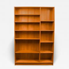  Domino Mobler Mid Century Teak Double Bookcase Danish Denmark Domino Mobler - 2963753