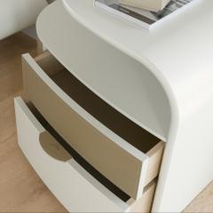  Domus Design 900 European Chest Bedside Table Pouf - 3003706