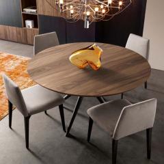  Domus Design Foster Wood Ceramic Table - 4126834