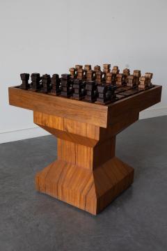  Don S Shoemaker Danish Teak and Rosewood Chess Table in the style of Don S Shoemaker - 4513231