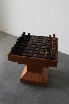  Don S Shoemaker Danish Teak and Rosewood Chess Table in the style of Don S Shoemaker - 4513243