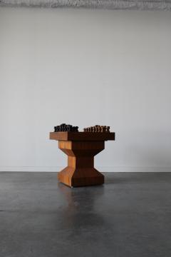  Don S Shoemaker Danish Teak and Rosewood Chess Table in the style of Don S Shoemaker - 4513246