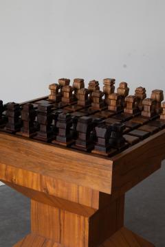  Don S Shoemaker Danish Teak and Rosewood Chess Table in the style of Don S Shoemaker - 4513278