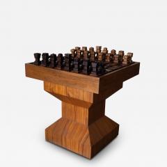  Don S Shoemaker Danish Teak and Rosewood Chess Table in the style of Don S Shoemaker - 4513598