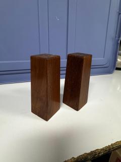  Don S Shoemaker Don Shoemaker Style Rosewood Salt and Pepper Shakers - 4513095