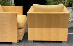  Donghia Modern Donghia Art Deco Style Club Chairs - 2589523