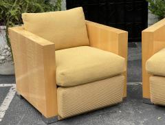  Donghia Modern Donghia Art Deco Style Club Chairs - 2589531