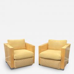  Donghia Modern Donghia Art Deco Style Club Chairs - 2592770