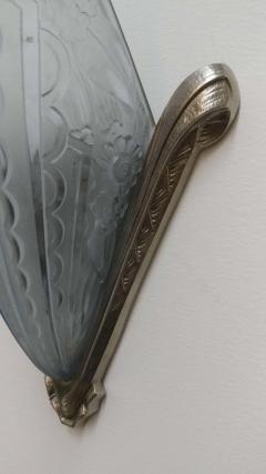  Donna Paris Pair of French Art Deco Wall Sconces signed by Donna - 3942192