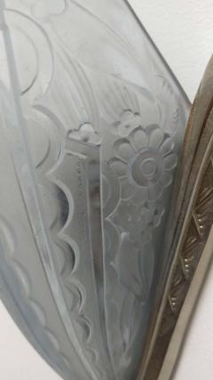  Donna Paris Pair of French Art Deco Wall Sconces signed by Donna - 3942195