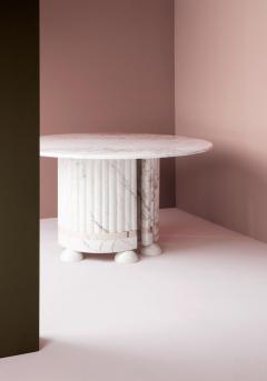  Dooq White and Pink Marble Dining Table by Dooq - 1295170