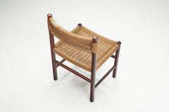  Dordogne style Chair with Woven Papercord Seat and Back Europe ca 1960s - 3351334
