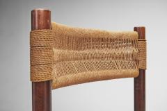  Dordogne style Chair with Woven Papercord Seat and Back Europe ca 1960s - 3351336