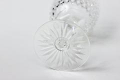  Dorflinger Set of 8 Dorflinger Brilliant Cut Glass Water Goblets Hob Diamond Pattern - 3597491