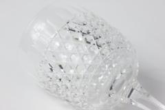  Dorflinger Set of 8 Dorflinger Brilliant Cut Glass Water Goblets Hob Diamond Pattern - 3597492