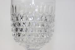  Dorflinger Set of 8 Dorflinger Brilliant Cut Glass Water Goblets Hob Diamond Pattern - 3597498