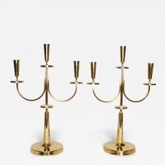 Dorlyn Silversmiths Pair of Vintage Brass Candelabra by Tommi Parzinger for Dorlyn Silversmiths - 4697565
