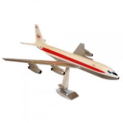  Douglas Aircraft Company Original Large 1956 Aluminum DC 8 Airplane Model - 3867931